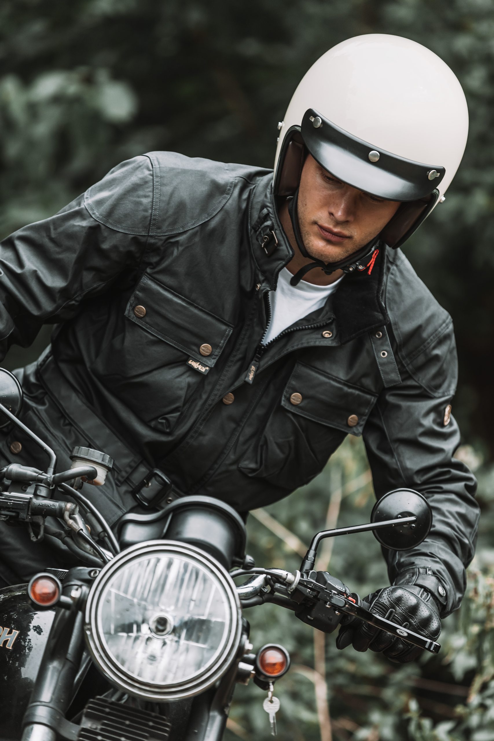 Chaqueta Moto Textil Impermeable Garibaldi Heritage