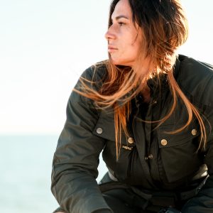 Chaqueta Moto Textil Impermeable Garibaldi Heritage Lady