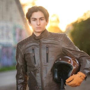 Chaqueta Moto Piel Garibaldi Bullrider