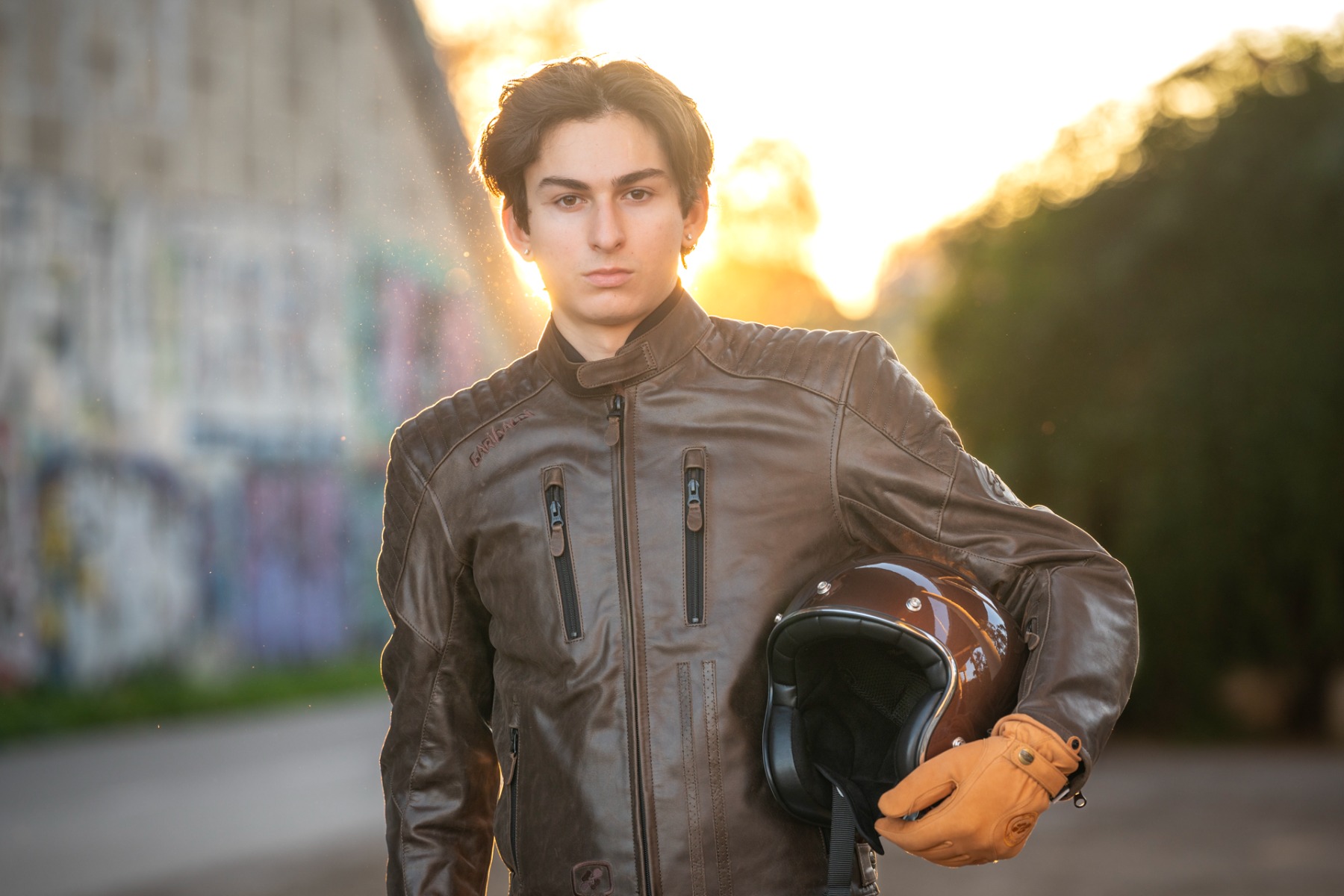 Chaqueta Moto Piel Garibaldi Bullrider