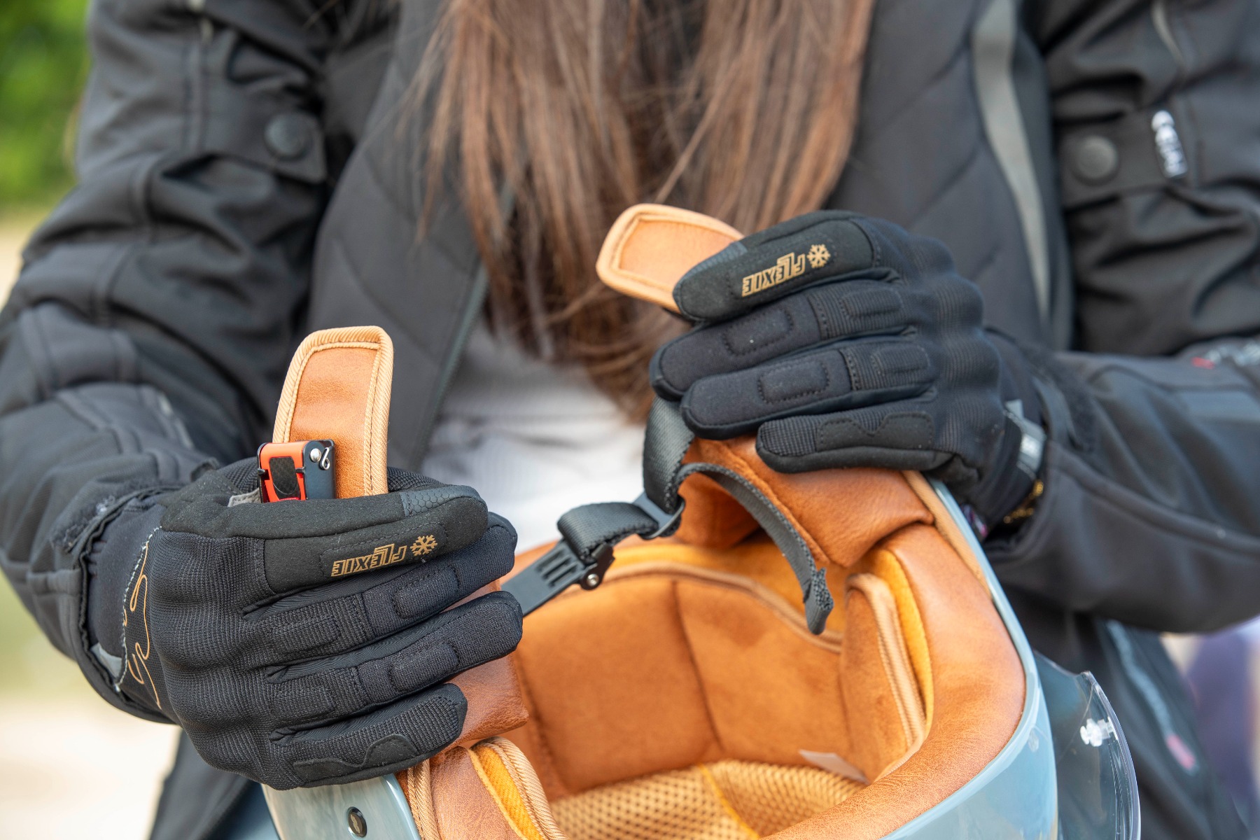 Guantes Moto Garibaldi Flexie Winter Lady - Imagen 2