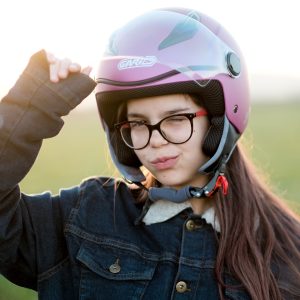 Casco Moto Jet Gari G01 Junior