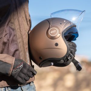 Casco Moto Jet Gari G21 Sunvisor