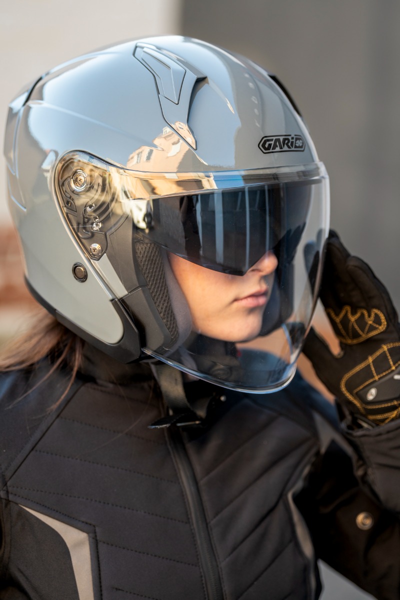 Casco Moto Jet Gari G40 Sunvisor