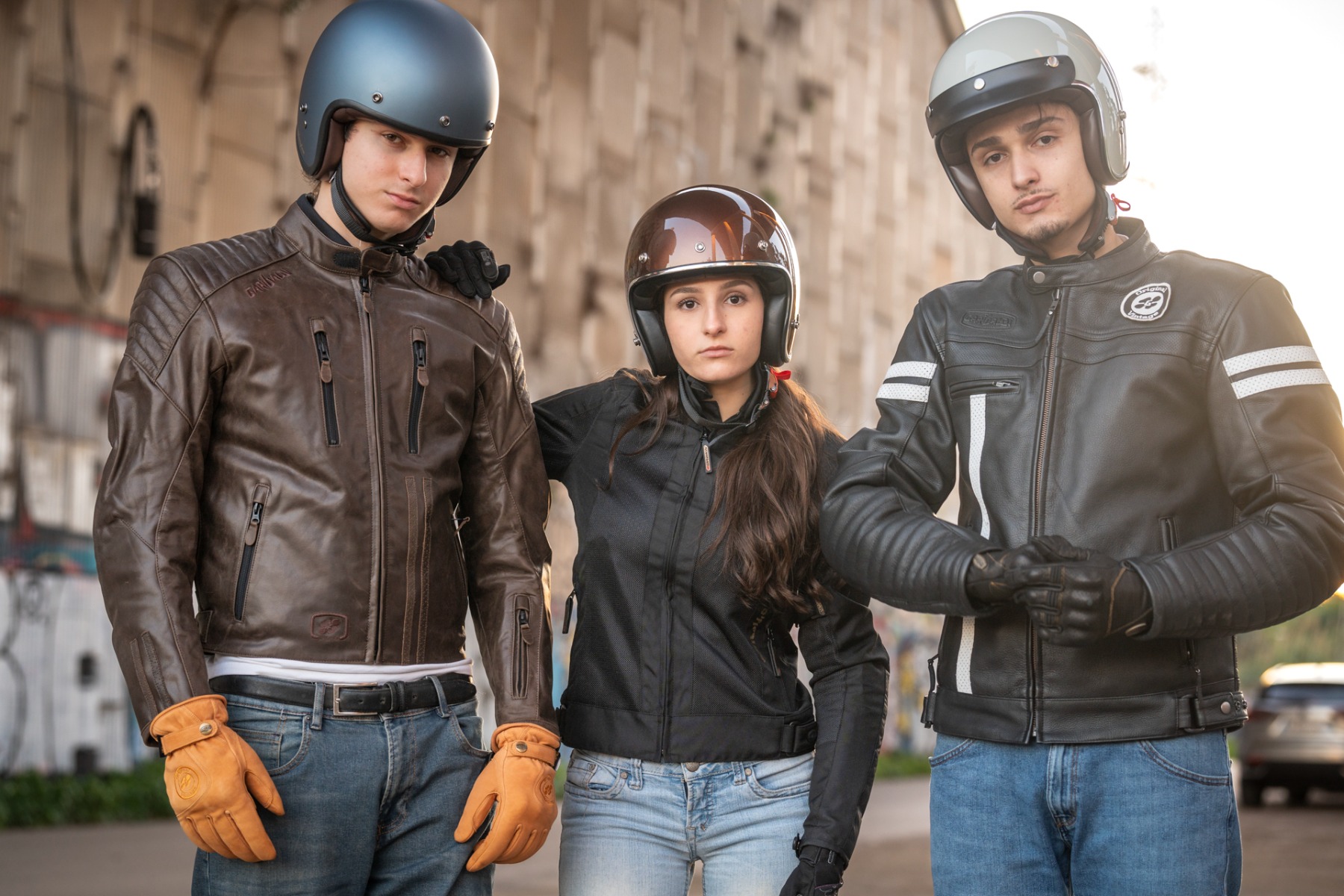 Casco Moto Jet Gari G02X Fiberglass